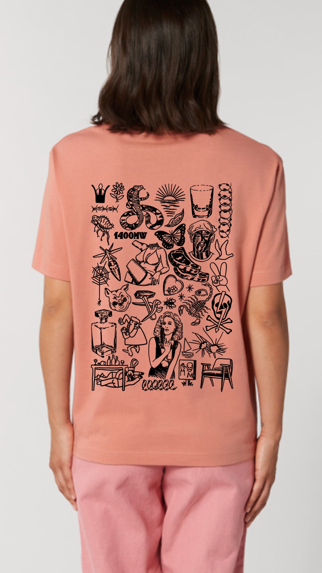 FLASH tshirt in Rose Clay